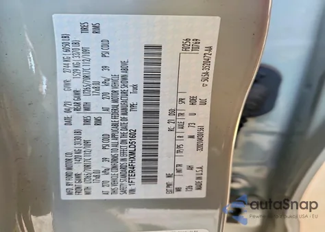 2021 Ford Ranger Xl z USA, uszkodzony, nr VIN 1FTER4FHXMLD51602